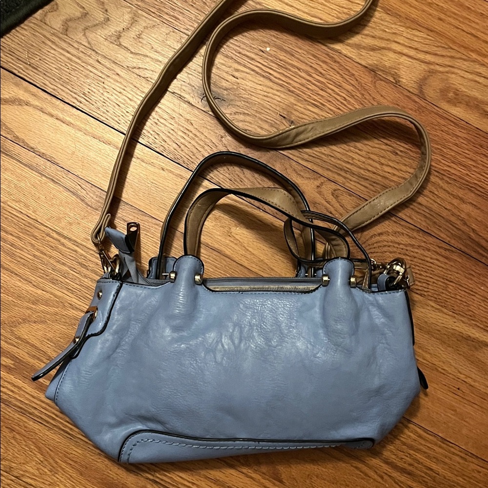 Blue Leather Women's Bag